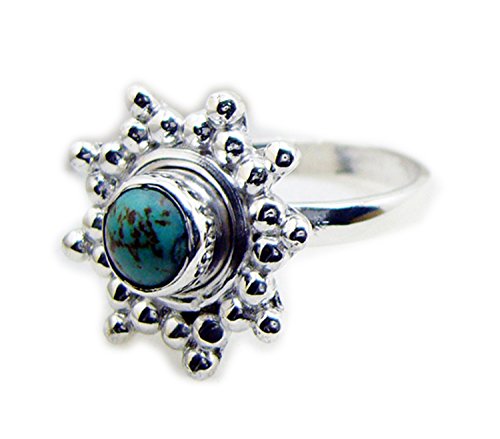 Bague en argent 925 RIYO avec pierres naturelles d'une pureté rare