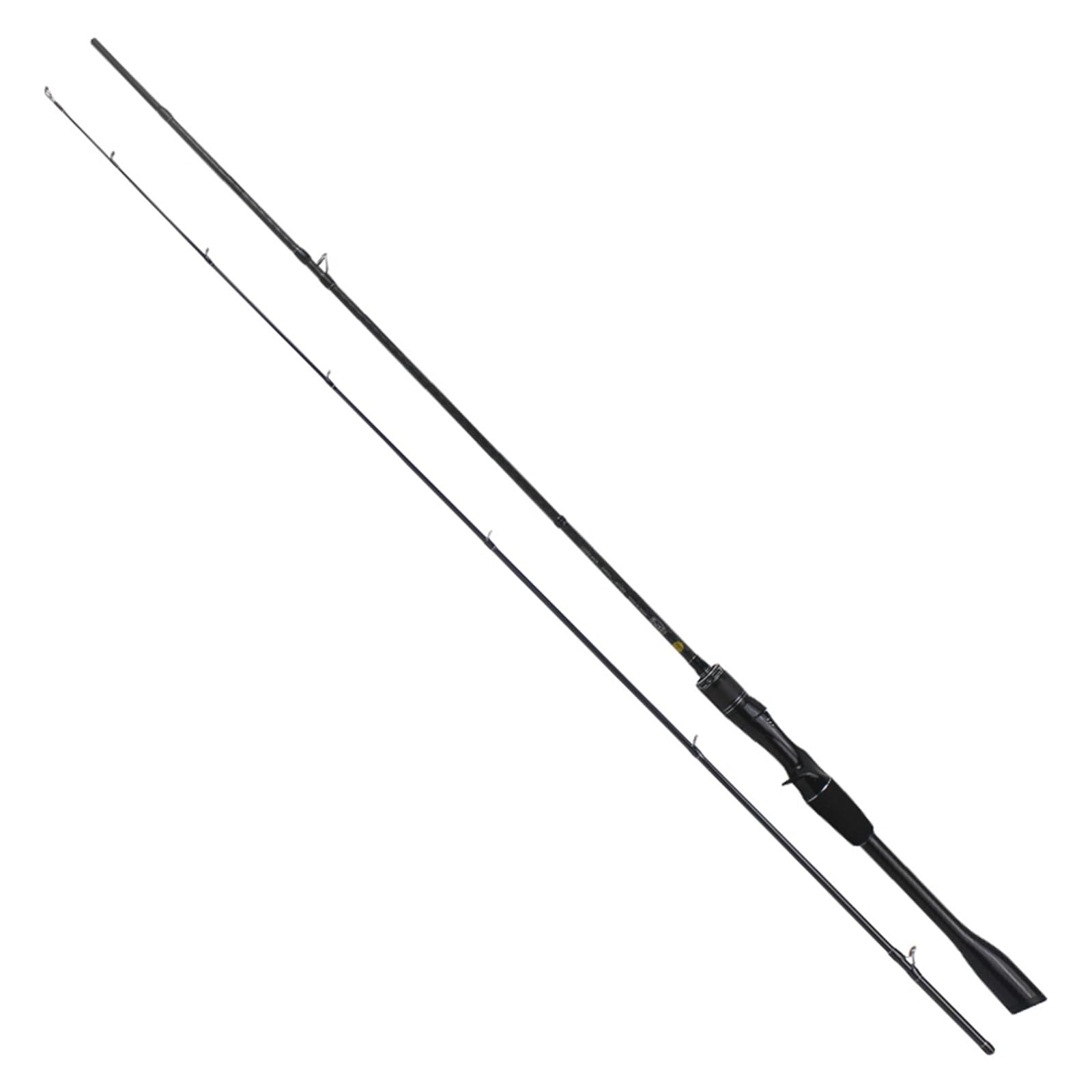 Cañas de Pescar Caña de Pescar Alto Carbono for Agua Salada, 2 Secciones, for fundición, Spinning, Jig Lento para Agua Salada
