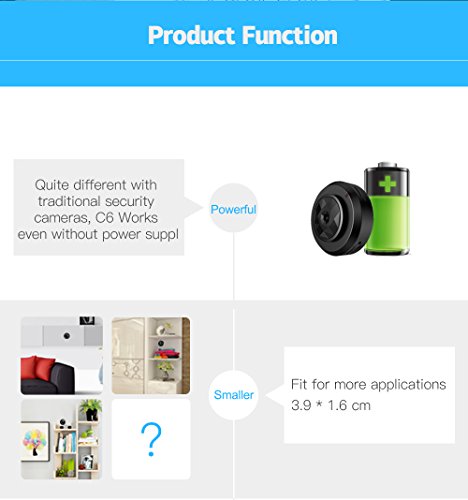 Image of TECHNOVIEW 4k Wireless WiFi Mini Camera Full HD 1080p Recording Night Hd Vision Audio and Video Recorder Motion Detection Camera for Home Office Car Small Size Portable Design - App - OKam Pro