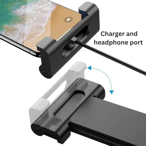 Tablet Halterung Auto, ipad Halterung Auto - 360° Drehungtablethalterungen Auto, Verstellbar Tablet Halterung Auto Kopfstütze für Handy, iPad, Samsung Tab, Switch