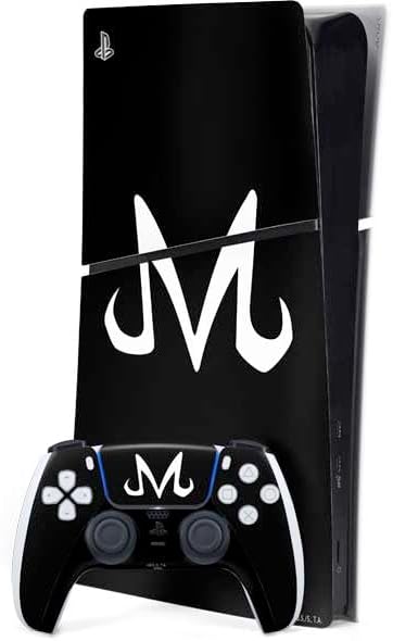 Skinit Decal Gaming Skin Compatible with PS5 Slim Digital Edition Bundle - Officially Licensed Dragon Ball Z One Wish Shenron Design