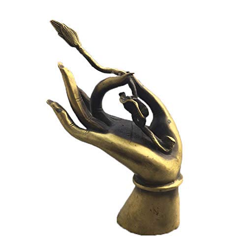 Main de Bouddha en cuivre pur H3TF5J pour décoration et Feng Shui