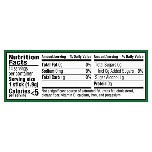 Image of Trident Spearmint Sugar Free Gum, 14 Pieces