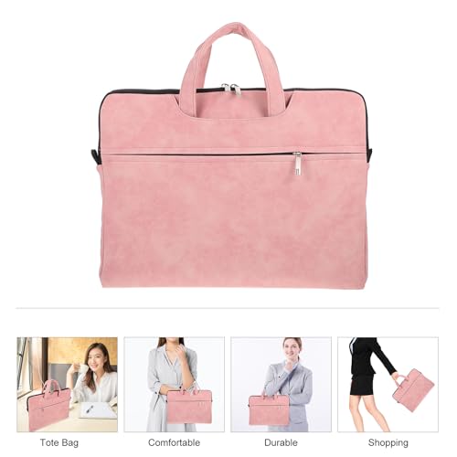 Bolsa para portátil OSALADI rosa impermeable con funda acolchada miniatura 6