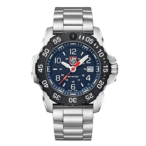 Luminox Stainless Steel Sea Date Analog Dial Color Blue Men Watch - Xs.3254.Cb, Silver Band (B09V9THDYH) Amazon Price History, Amazon Price Tracker