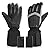 YBWLCLO Heated Gloves for Men Women, Touchscreen Electric Waterproof Heating Gloves for Cycling Camping Motorcycle Driving Hiking Skiing Snowboarding Outdoor Winter Sport
