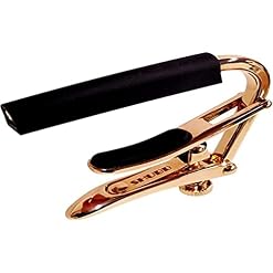 Shubb Capo rose doré pour guitare acoustique et electrique - Les Beatles, Paul McCartney, John Lennon, RIngo Starr, George Harrison
