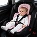KAKIBLIN Infant Car Seat Insert, Carseat Head Insert & Body Support for Newborn, 2-in-1 Reversible Newborn Car Seat Cushion, Soft Stroller Insert for Car Seats, Bouncer, Strollers, Swing (Pink)