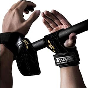 Wrist Straps for Weightlifting for Maximum Grip Support – Lifting Deadlift Strap & Weight Lifting Grips Gloves for Working Out Pull Up Deadlifting & Shrugs