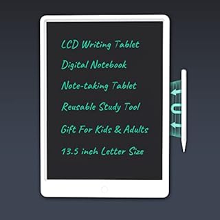 GKIDOER LCD Writing Tablet 13.5 Inch, Tablet for Note Taking, Digital Note Pads for Office Or School, Doodle Board, Drawing Tablet, Digital Mini Small Portable Whiteboard for Kids & Adults