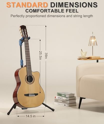 Image of AKLOT 39 inch Cutaway Classical Guitar: Spruce Top with Mahogany Back & Sides, Nylon Strings with Wound Bass Strings, Full Size Acoustic Classical Guitar Set with Bag, Tuner, Capo, Strings & Picks(BZ-SG)