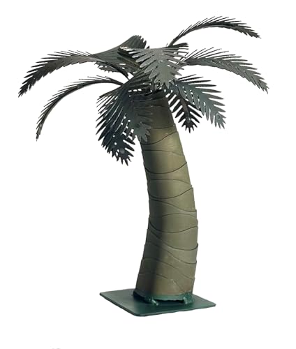 Designer Palms Mini Metal Palm Tree Sculpture &ndash; Handcrafted in Kansas, USA | Real Metal Tropical...