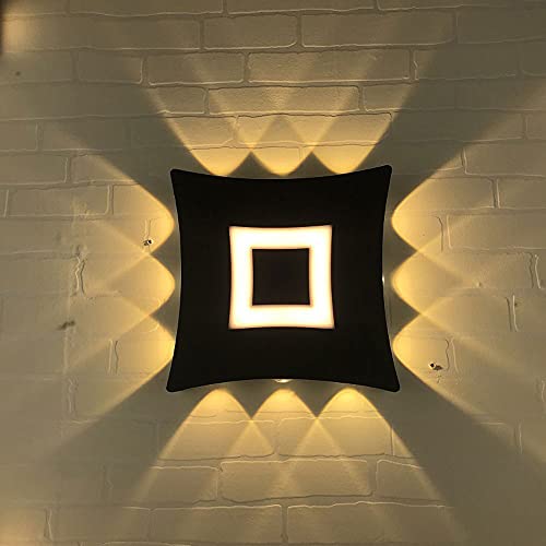 Lámpara de pared exterior de impermeable LED para patio y jardín
