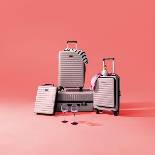 Image of Assembly Set of 3 Polycarbonate Luggage - 75 cm, 65 cm (Check in) & 55 cm (Cabin) Hardsided Premium Trolley Bags with TSA Lock-Desert Ivory