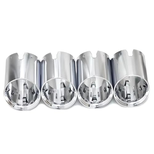 Embout d'échappement pour BMW G80 G82 G87 lot 4 pièces en acier inoxydable argenté