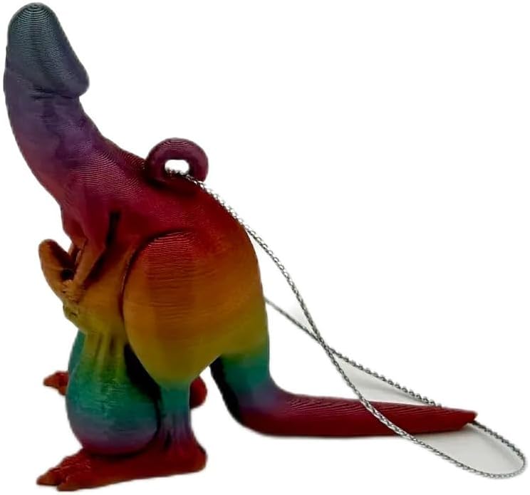 Miniatura 5 de Kangaroo-Cock Penis Bachelorette Party Gift Funny Prank 3D Printed (3" Dick-Oration Ornament)