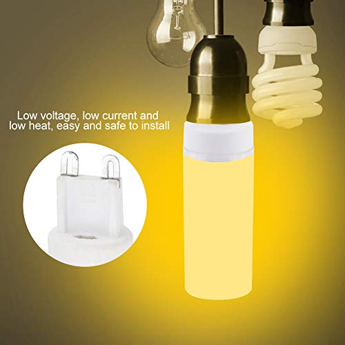 Yctze Corn Lamp Bulb, E12 E14 G9 BA15D 6W 85V-265V 88LED Corn Bulb Lamp Light for Home Indoor Decorative Lighting (G9-Warm White) - Image 4