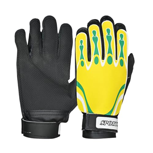 Guantes de portero de fútbol juvenil, guantes de portero de fútbol, accesorios de fútbol para niños, accesorios de absorción de impactos para jóvenes, niños, niñas, adolescentes, hombres, adultos