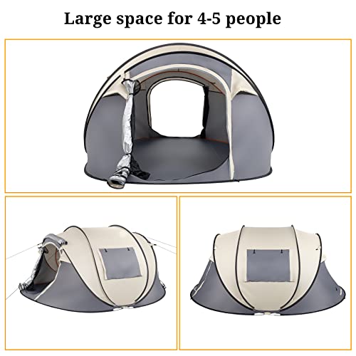 Carpa Camping Plegable para 4 Personas Fácil Montaje miniatura 7