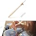 Aeakey Wooden Handle Tambour Crochet Hook with 3 Needles French Crochet Embroidery Beading Hoop Sewing Tool Set DIY Craft