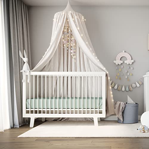 Natemia Fitted Crib Sheet - 100% Organic Cotton - 28 X 52 For Standard Crib And Toddler Mattresses - Silky Soft And Hypoallergenic #TOP5