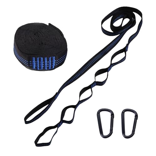 Haodream Correa ajustable para hamaca de 2 Uds. Correa de suspensión para árboles, accesorios para acampar al aire libre, fácil de usar