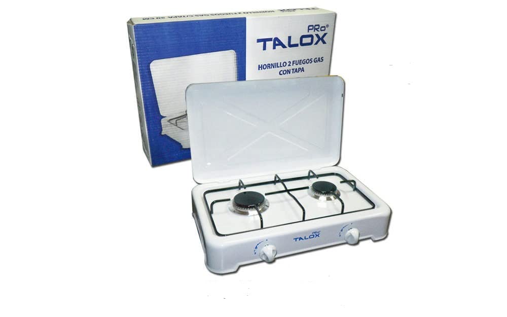 pro cocina hornillo a gas 2 fuegos con tapa mst-gs31