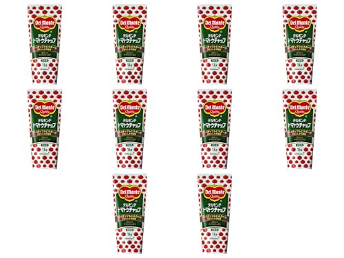デルモンテ トマトケチャップ特級 1KG×10本 常温(まとめ買い) (Vandroロゴ付包装・INDEXBOX)