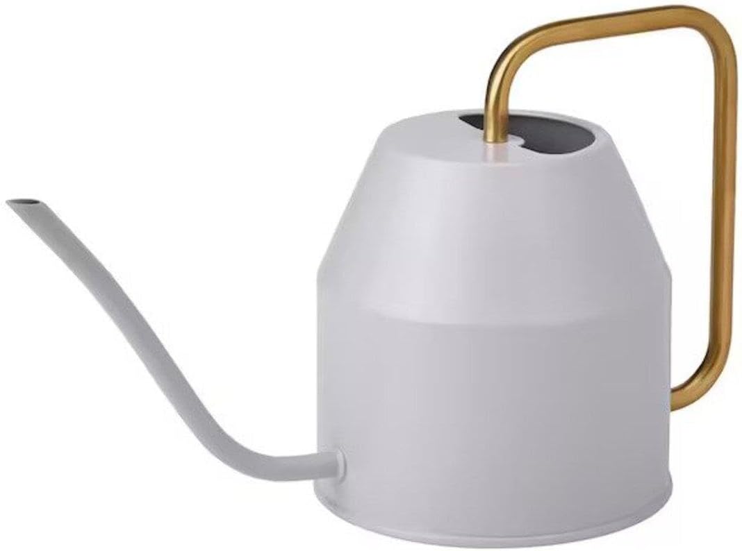 VATTENKRASSE Watering can, Light Grey/Gold-Colour, 0.9 l (30 oz)