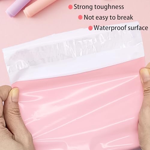 Image of Sanitary Napkin Disposal Bags Feminine Hygiene Bags,100Pcs, Pink, 6.7x9.8IN | 1.67 Mil Thickness, Self-adhesive, Disposable Period Trash Bags, For Pads and Tampons, Blocks Odors