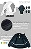 Texpeed Mens Leather Motorcycle Jacket - Touring Motorbike Jacket With Genuine Biker CE Armour (EN 1621-1) Protection Quilted Stitched Design - Black - M #5