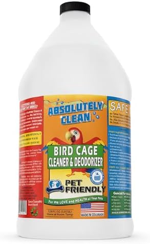 Absolutely Clean Amazing Bird Cage Cleaner and Deodorizer - Just ...