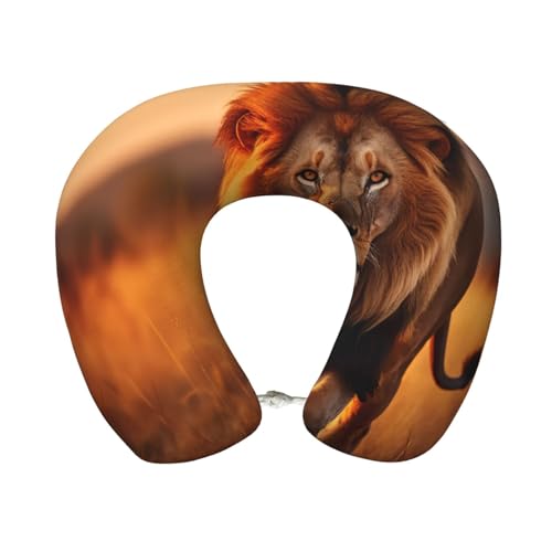 Almohada De Viaje de Fibra de Poliester Negra miniatura 1