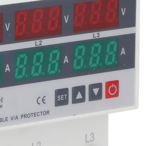 Protecteur de tension triphasé 63A CA 120-300V rail DIN