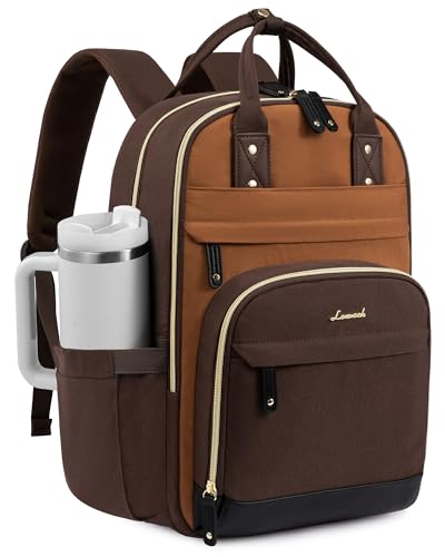Image of LOVEVOOK Laptop Backpack for Women, Travel Backpacks Work Anti-Theft Bag, Backpack Purse, Conputer bags with USB, Waterproof