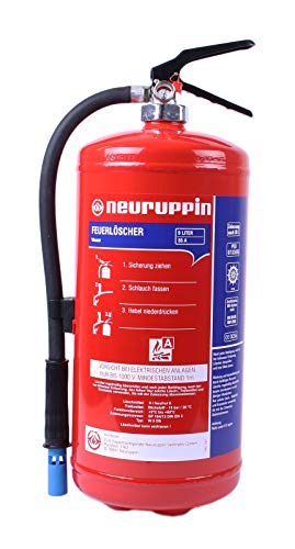Preisvergleich Produktbild 9L Wasserlöscher W9DS - Feuerlöscher 15 LE FLN Neuruppin (Instandhaltungsnachweis von HausundWerkstatt24)