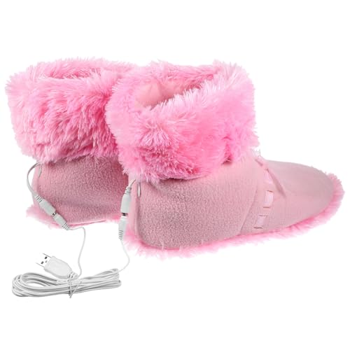 SAFIGLE 1Set Heating Shoes for Feet Rechargeable Practical Foot Warmer with Design Removable Washable Cozy Warmth for Cold