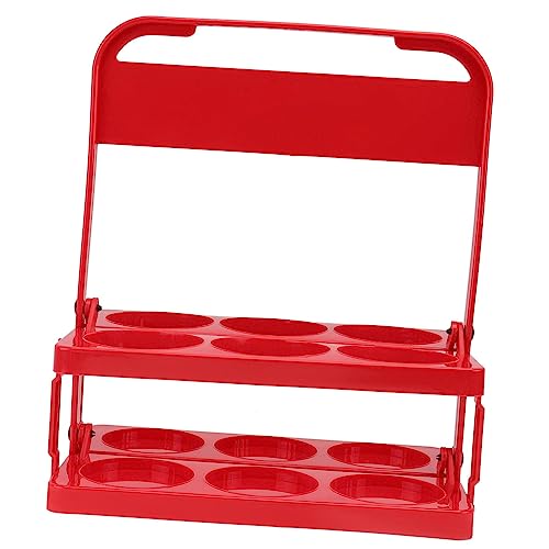 FUNOMOCYA Beer Bottle Holder Container Craft Beer Bottle Rack Folding Beer Basket Bottle Organizer Bottle Shelf Beer Crate Organizer