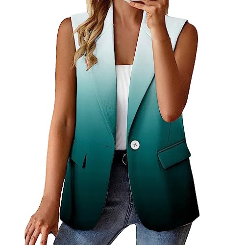 Elegante Mäntel Damen Winter Damen-Weste, ärmellos, vorne Offen, Oberbekleidung, Anzugweste, Knopf-, lässige Strickjacke Cool Code Damen Mantel, verde, L Elegante Mäntel Damen Winter Damen-Weste, ärmellos, vorne Offen, Oberbekleidung, Anzugweste, Knopf-, lässige Strickjacke Cool Code Damen Mantel, verde, L