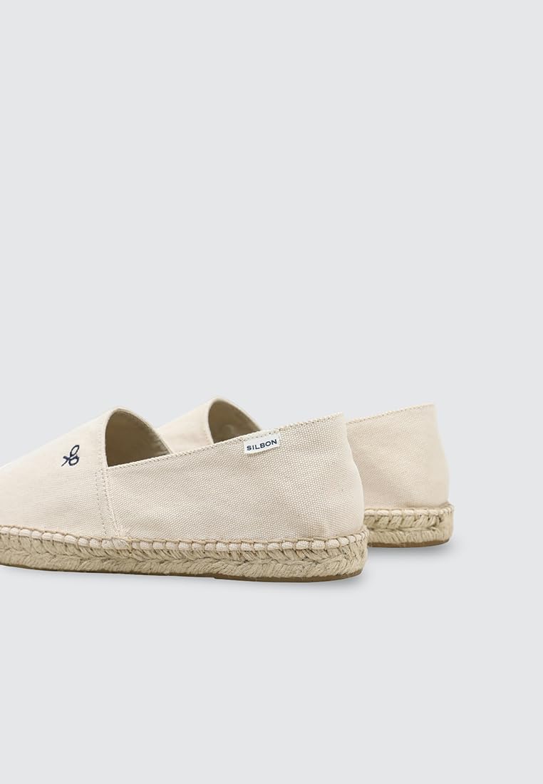 SILBON 10114 Flat ESPADRILLES Mężczyźni