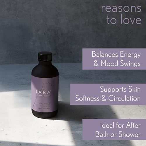 Image of TARA Spa Therapy Balance Massage Oil - Premium Organic Oil for Relaxation & Stress Relief, 100% Pure Essential Oils, Ylang Ylang, Orange & Vetiver, 4 oz
