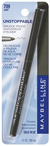 (Pack 2) Maybelline New York Unstoppable Eyeliner Carded, Jade, 0.01 Ounce