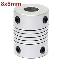 Algopix Similar Product 4 - 8mm x 8mm Flexible Aluminum Shaft