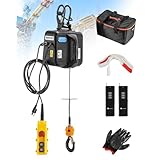 NEWTRY 電動ウインチ 電動ホイスト 小型クレーン 100V 荷重500kg リフト高さ9m 有線制御 無線制御 業務用 垂直/水平使用