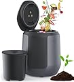 Seyanke Electric Kitchen Composter, 4.2L Smart Countertop Food Recycler with Charcoal System, Indoor Compost Bin for Home Waste, Quiet & Easy to Use, Eco-Friendly Waste Solution