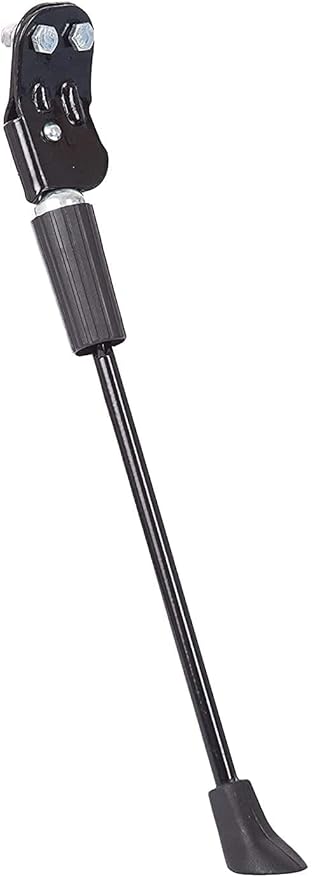 IndiaLot Cycle Plastic Side Stand MTB Double Nut Type Frame Mounting, 26x1.75/1.85/1.95/2.35-inch, Black