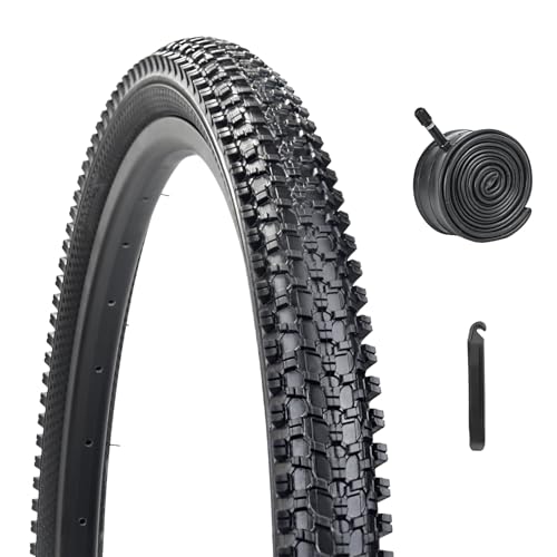 24x1.95 Bike Tire,HUIOK Folding Replacement 24 Inch Bike Tire,Cushioned and Comfortable MTB Bicycle Tire,Rubber Tires for Hard Roads, Muddy