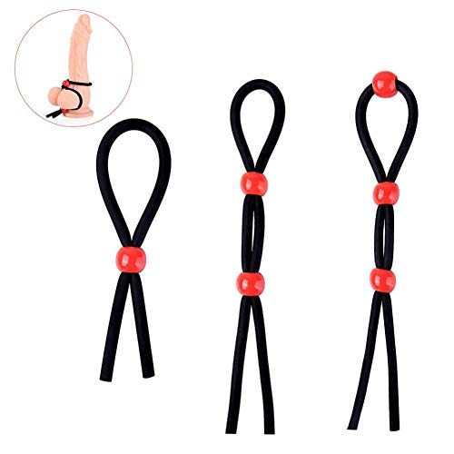 Mayli Male Enhancement Exercise Bands 3-Size Ring Flexible Rings Medical Grade Silicone Ring
