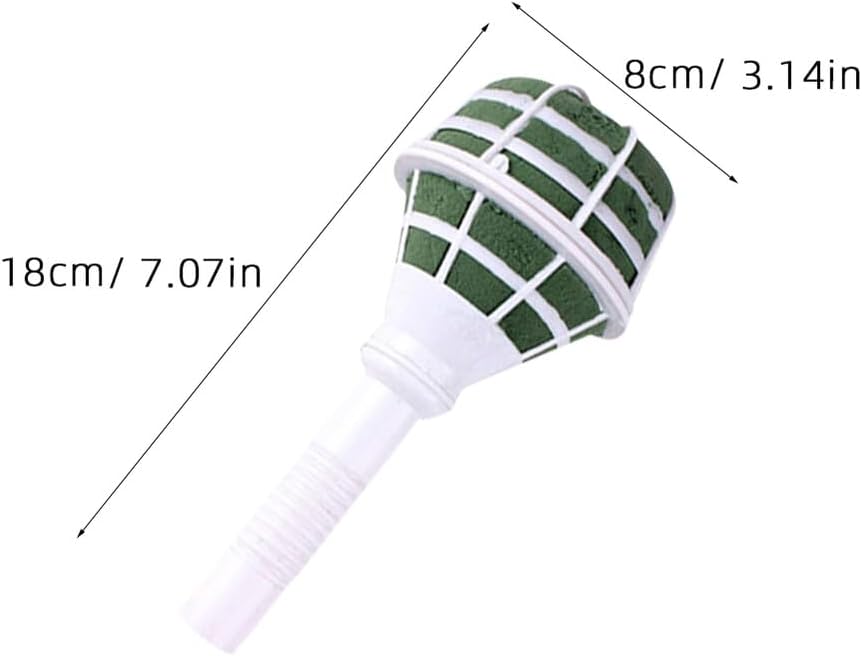 8pcs Bouquet Holders Foam Floral Handle DIY Foam Handle Bridal Floral Wedding Holder for Arrangement Weddings Eiffel Tower Vases Bridal Supplies
