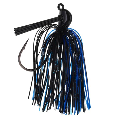 Reaction Tackle Flipping Jigs for Bass Fishing - Weedless Design Fishing Jig Head Fishing Lures - Bass, Pike, Walleye, Muskie and More (3-Pack)